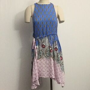 Free People Rendezvous Tank Dress Size Small Blue